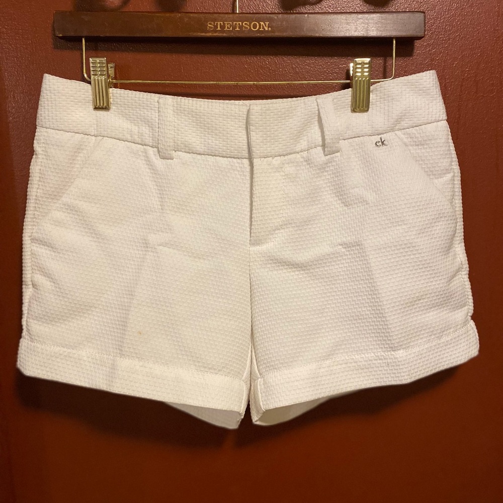 Calvin Klein shorts white size 4